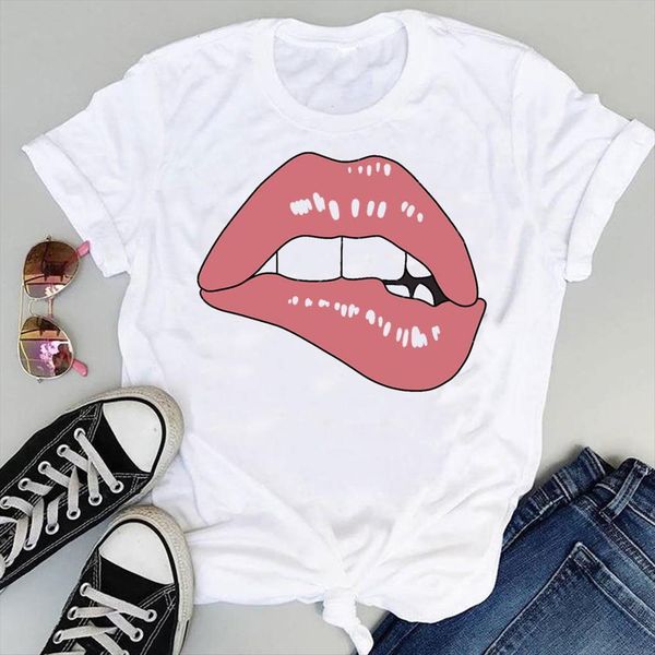 cartoon lip casual women t shirts 90s trend short sleeve graphic summer fashion print female clothes tees shirt, White
cartoon lip casual women t shirts 90s trend short sleeve graphic summer fashion print female clothes tees shirt, White