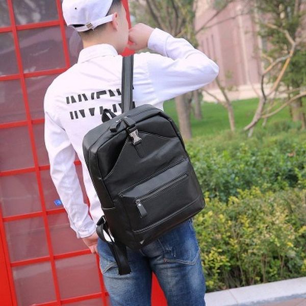backpack lock 2021 sports travel male pu men's large capacity trendy computer bag personalized
backpack lock 2021 sports travel male pu men's large capacity trendy computer bag personalized