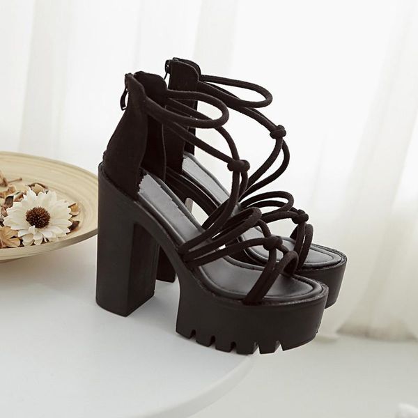 summer shoes thick heels open toe cross-tied punk goth rome platform gladiator sandals women 2021 fashion, Black
summer shoes thick heels open toe cross-tied punk goth rome platform gladiator sandals women 2021 fashion, Black