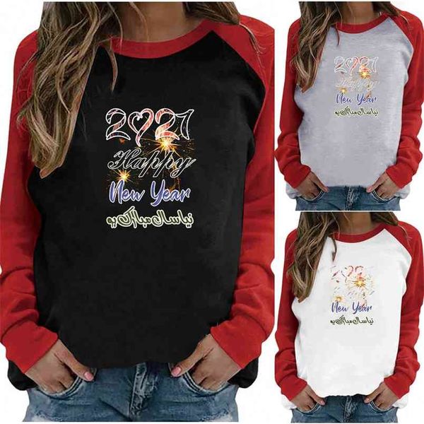 spring women's letter printing casual o neck long-sleeved t-shirt loose patchwork pullover woman tshirts 210517, White
spring women's letter printing casual o neck long-sleeved t-shirt loose patchwork pullover woman tshirts 210517, White