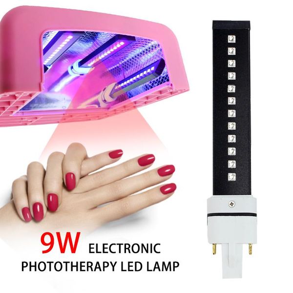 nail art kits 9w electronic potherapy led lamp light bulb for uv gel dryer accessories
nail art kits 9w electronic potherapy led lamp light bulb for uv gel dryer accessories