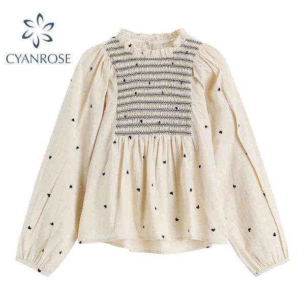 dot print elastic blouses or woman retro sweet chic long sleeve shirts female ruffle spliced draped loose blusas 210417, White
dot print elastic blouses or woman retro sweet chic long sleeve shirts female ruffle spliced draped loose blusas 210417, White