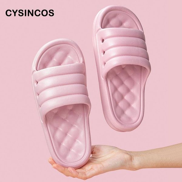 slippers cysincos soft slides women thick sole comfortable indoor home platform flat anti-slip summer bathroom flip flops, Black
slippers cysincos soft slides women thick sole comfortable indoor home platform flat anti-slip summer bathroom flip flops, Black