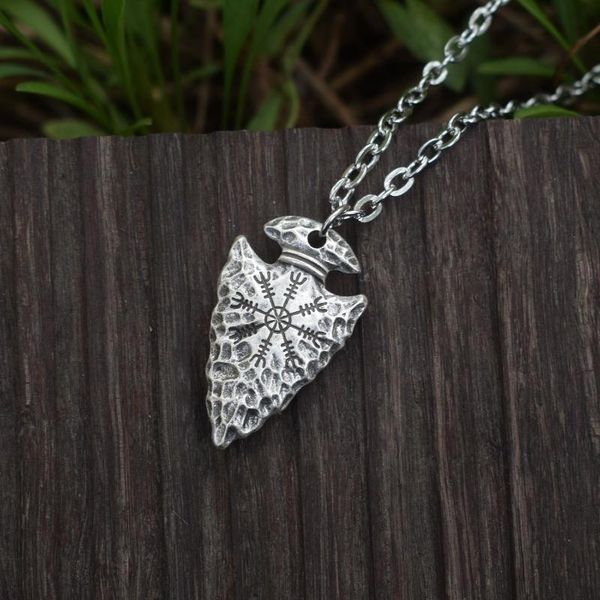 chains 12pcs nordic viking vegvisir rune pendant retro stone spearhead men necklace amulet jewelry, Silver
chains 12pcs nordic viking vegvisir rune pendant retro stone spearhead men necklace amulet jewelry, Silver