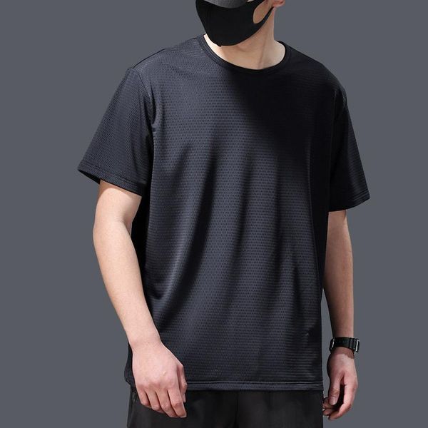 men's t-shirts 2021 summer tshirt men viscose fiber short sleeve thin mesh quick-drying t-shirt plus size loose clothes 5xl streetwear, White;black
men's t-shirts 2021 summer tshirt men viscose fiber short sleeve thin mesh quick-drying t-shirt plus size loose clothes 5xl streetwear, White;black