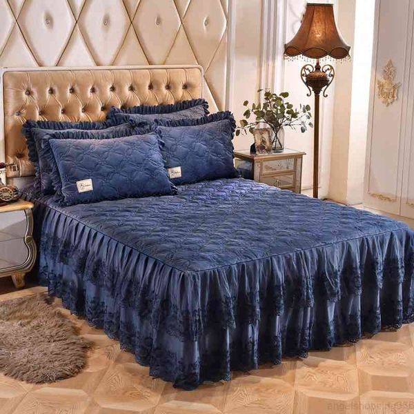 3/5-pieces lace fleece quilted 160x200cm bedskirt ultra soft warm red blue bedding bed cover bedspread set pillow shams
3/5-pieces lace fleece quilted 160x200cm bedskirt ultra soft warm red blue bedding bed cover bedspread set pillow shams