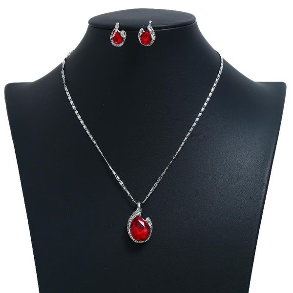 earrings & necklace fashion faux pearl crystal rhinestone ornament sets for women exquisite of necklaces and wedding engagement jewelry, Silver
earrings & necklace fashion faux pearl crystal rhinestone ornament sets for women exquisite of necklaces and wedding engagement jewelry, Silver