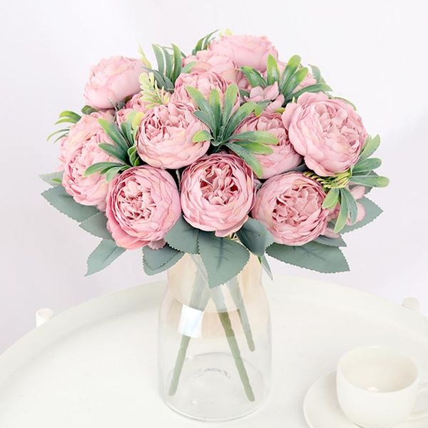decorative flowers & wreaths 30cm rose silk peony artificial flower pink diy home living room garden wedding decoration fake for vase bouque
decorative flowers & wreaths 30cm rose silk peony artificial flower pink diy home living room garden wedding decoration fake for vase bouque