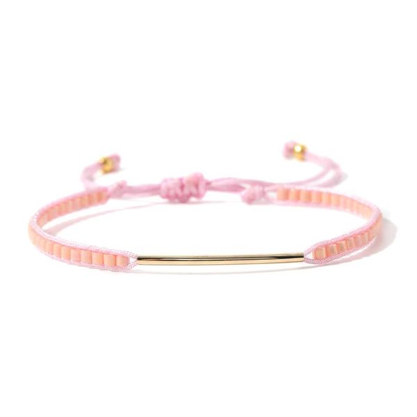 charm bracelets 2021 simple multicolor miyuki for women cute mini delica beads bracelet jewelry adjustable femime pink, Golden;silver
charm bracelets 2021 simple multicolor miyuki for women cute mini delica beads bracelet jewelry adjustable femime pink, Golden;silver
