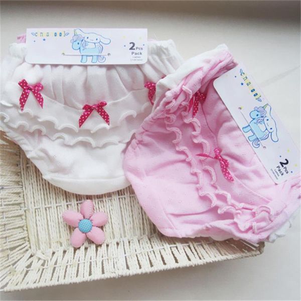 pcs/set baby underwear cotton ruffled bow girl panties born shorts 0-2 years, Black