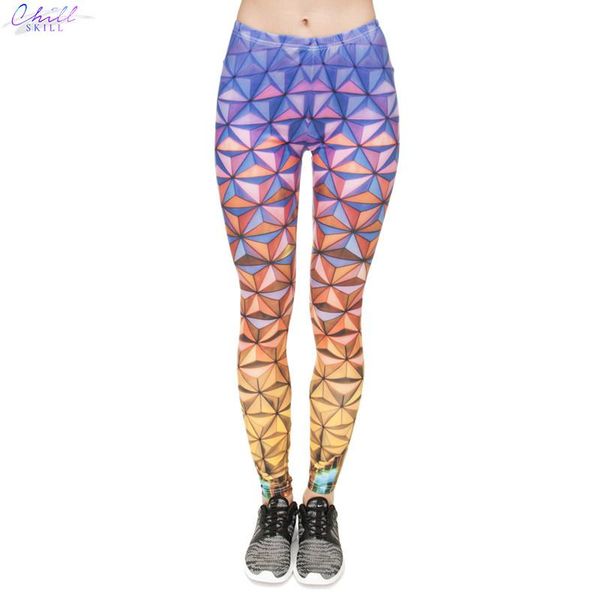 women's leggings chill skill s high elastic gradient triangle glass 3d printing trousers fitness legging slim legins women pants, Black
women's leggings chill skill s high elastic gradient triangle glass 3d printing trousers fitness legging slim legins women pants, Black