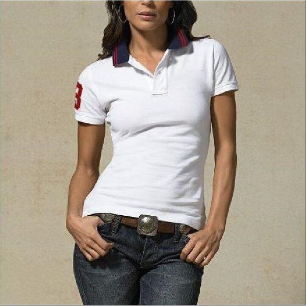 2020 new brand big horse solid striped 100% cotton short sleeve t-shirt women's slim polo shirt.drop shipping, White
2020 new brand big horse solid striped 100% cotton short sleeve t-shirt women's slim polo shirt.drop shipping, White