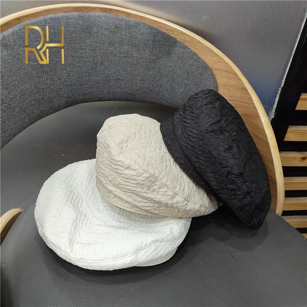 berets women chic solid color spring summer teens hats elegant fashion 2021 pleated korean womens painter cap rh, Blue;gray
berets women chic solid color spring summer teens hats elegant fashion 2021 pleated korean womens painter cap rh, Blue;gray