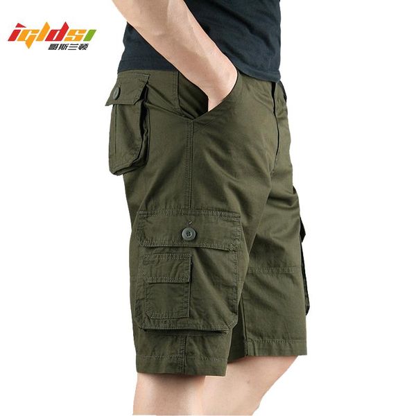 men's shorts summer cargo casual cotton overalls knee length multi pocket breeches military male tactical plus size 44 46, White;black
men's shorts summer cargo casual cotton overalls knee length multi pocket breeches military male tactical plus size 44 46, White;black