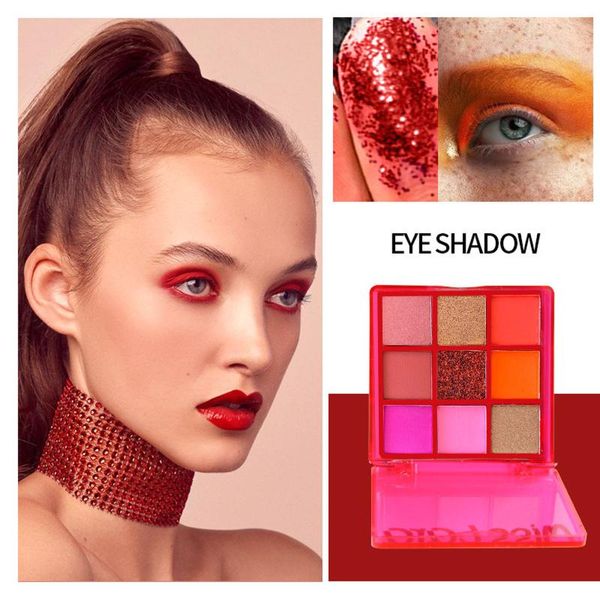 eye shadow 9-color eyeshadow palette, earthy pearly matte sequins, 9-cell repair
eye shadow 9-color eyeshadow palette, earthy pearly matte sequins, 9-cell repair