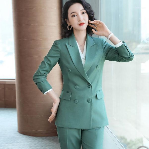 women's two piece pants business two-piece suit 2021 autumn office lady elegant femme ensemble conjunto feminino suite blazer s, White
women's two piece pants business two-piece suit 2021 autumn office lady elegant femme ensemble conjunto feminino suite blazer s, White