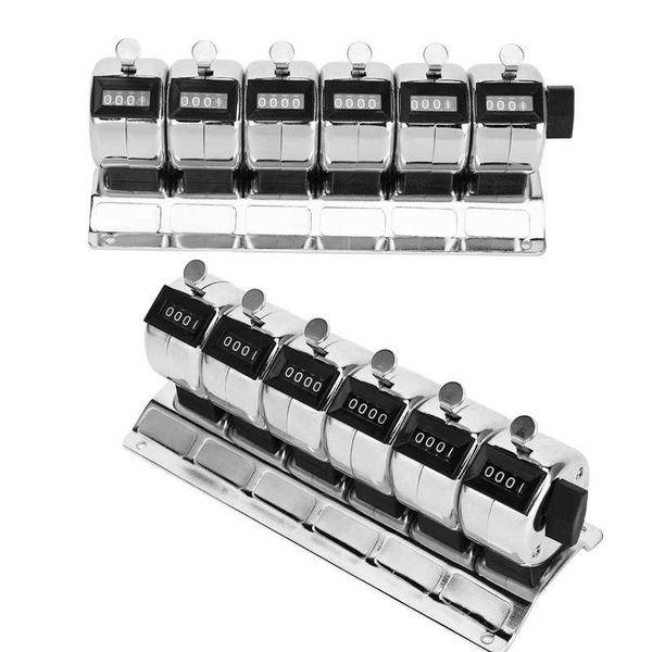 counters contador digital mechanical counter metal manual clicker 4‑digit conjoined 6 units stainless steel tally
counters contador digital mechanical counter metal manual clicker 4‑digit conjoined 6 units stainless steel tally