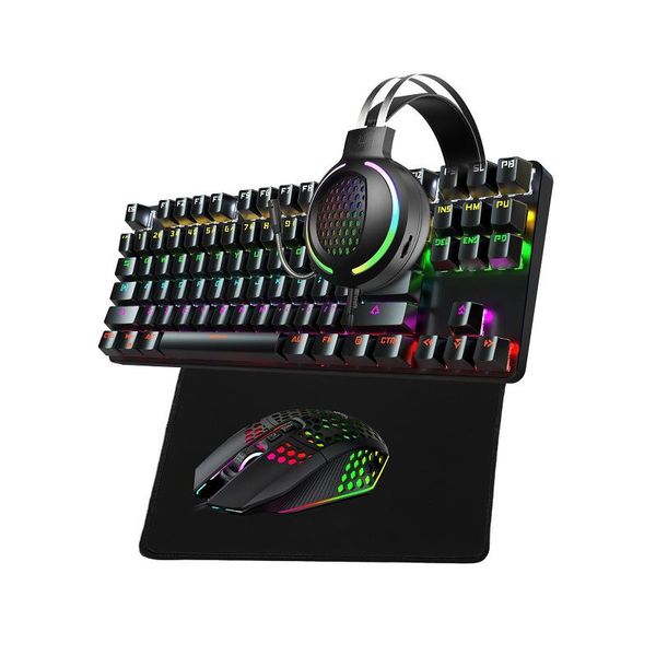 keyboard mouse combos 4pcs/set caming headset pad pbt 87 keys mechanical wired headphone glowing
keyboard mouse combos 4pcs/set caming headset pad pbt 87 keys mechanical wired headphone glowing