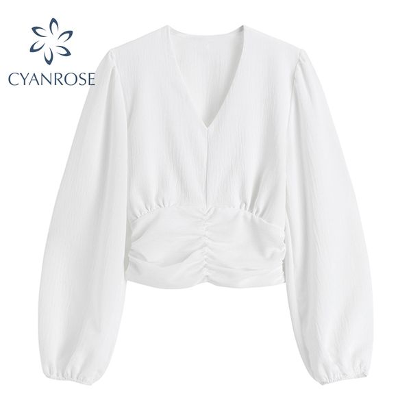spring vintage chiffon blouse long sleeve v neck tide shirt office ladies korean leisure blusas female chic elegant 210417, White
spring vintage chiffon blouse long sleeve v neck tide shirt office ladies korean leisure blusas female chic elegant 210417, White