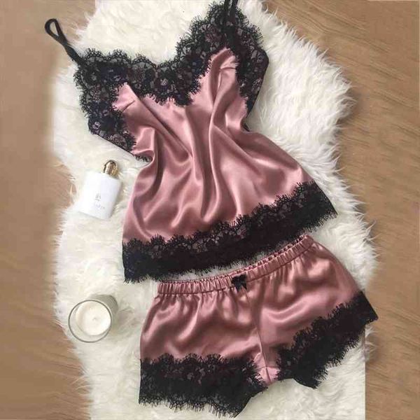 pajamas set home suit womens sleepwears and shorts v neck sleeveless satin lace sleepwear pijama clothes for women, Black;red
pajamas set home suit womens sleepwears and shorts v neck sleeveless satin lace sleepwear pijama clothes for women, Black;red