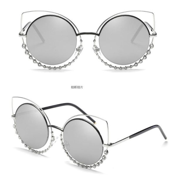 sunglasses diamond female women metal sun glasses fashion cat eye spectacles eyeglasses eyewear, White;black
sunglasses diamond female women metal sun glasses fashion cat eye spectacles eyeglasses eyewear, White;black