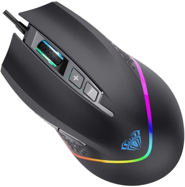 mice gaming mouse rgb led 6400dpi wired backlit usb computer gamer 7 programmable buttons ergonomic for lapdesktop
mice gaming mouse rgb led 6400dpi wired backlit usb computer gamer 7 programmable buttons ergonomic for lapdesktop