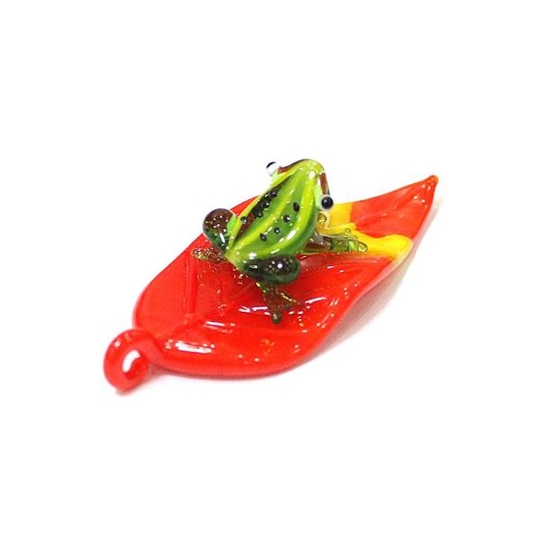 decorative objects & figurines hanging red glass leaf pendant with creative cute frog mini ornament accessories home fairy garden decoration
decorative objects & figurines hanging red glass leaf pendant with creative cute frog mini ornament accessories home fairy garden decoration
