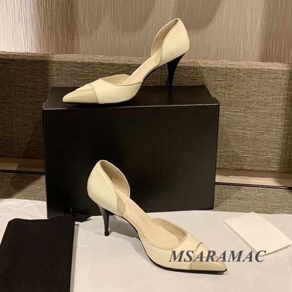 beige stitching pointed toe designer shoes leather woman high-heeled sandals summer street party dress, Black
beige stitching pointed toe designer shoes leather woman high-heeled sandals summer street party dress, Black