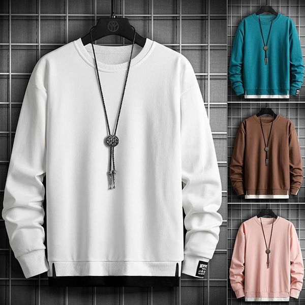 men's hoodies & sweatshirts autumn men casual long sleeve 2021 korean hip hop streetwear loose solid color fake two piece sweatshirt, Black
men's hoodies & sweatshirts autumn men casual long sleeve 2021 korean hip hop streetwear loose solid color fake two piece sweatshirt, Black