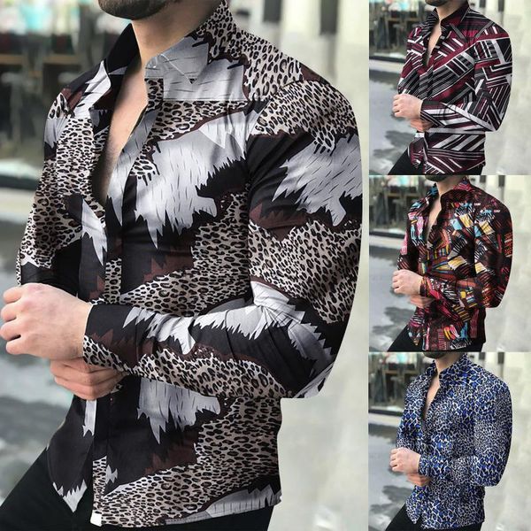 men's casual shirts 2021 slim shirt autumn turn-down collar streetwear fashion together printed long sleeve oversize for men top, White;black
men's casual shirts 2021 slim shirt autumn turn-down collar streetwear fashion together printed long sleeve oversize for men top, White;black