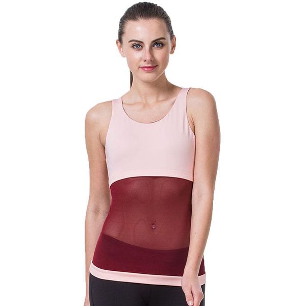 yoga outfits fitness mesh patchwork sports tights sleeveless shirt vest women solid color breathable slim pad running workout, White;red
yoga outfits fitness mesh patchwork sports tights sleeveless shirt vest women solid color breathable slim pad running workout, White;red