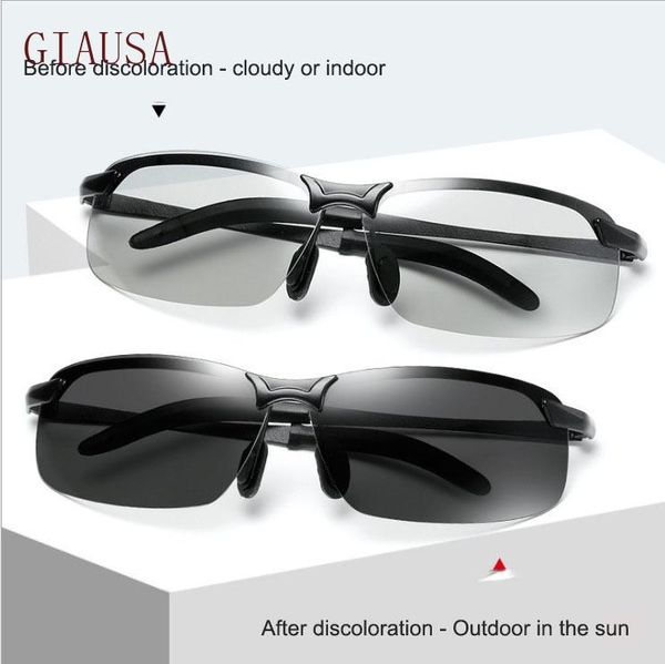 sunglasses giausa pochromic polarizing day and night driving glasses fishing vision, White;black
sunglasses giausa pochromic polarizing day and night driving glasses fishing vision, White;black