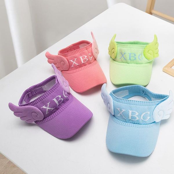 wide brim hats 2-9yrs kids knitting sun visor cap angel girl summer adjustable pink blue purple red size 48-54cm tennis beach hat, Blue;gray
wide brim hats 2-9yrs kids knitting sun visor cap angel girl summer adjustable pink blue purple red size 48-54cm tennis beach hat, Blue;gray