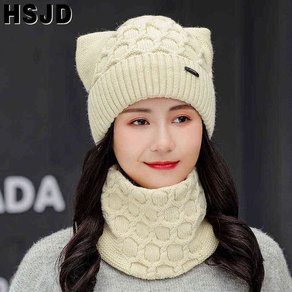 women's hats cute cat ears knitted beanies hat and scarf 2pcs set winter for women thick warm skullies female cap, Blue;gray
women's hats cute cat ears knitted beanies hat and scarf 2pcs set winter for women thick warm skullies female cap, Blue;gray