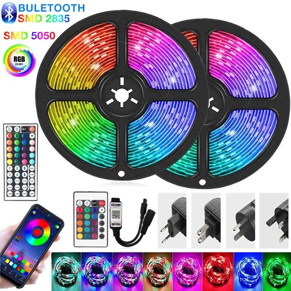 strips led lights bluetooth luces rgb 2835 flexible ribbon waterproof tape diode light 10m 15m 20m dc 12v control+adapter
strips led lights bluetooth luces rgb 2835 flexible ribbon waterproof tape diode light 10m 15m 20m dc 12v control+adapter