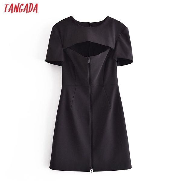 summer women black zipper hollow out short sleeve ladies mini dress vestidos qn98 210416, Black;gray
summer women black zipper hollow out short sleeve ladies mini dress vestidos qn98 210416, Black;gray