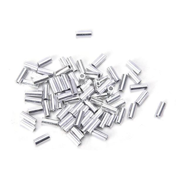 easy catch 100pcs white round aluminum fishing tube wire pipe crimp sleeves connector line accessories
easy catch 100pcs white round aluminum fishing tube wire pipe crimp sleeves connector line accessories