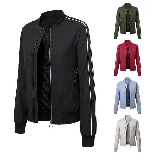 women's down & parkas 2021 arrive fall winter warm womens baseball collar cotton padded ladies zipper slim fit casual solid flight jack, Black
women's down & parkas 2021 arrive fall winter warm womens baseball collar cotton padded ladies zipper slim fit casual solid flight jack, Black