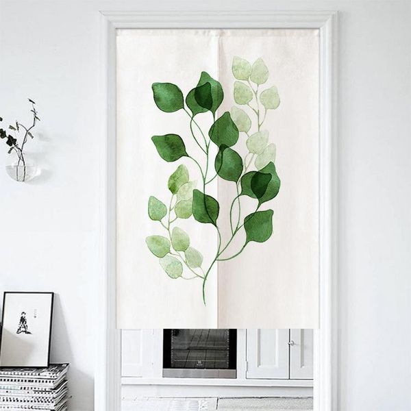 modern and simple green leaves printed door curtain partition kitchen bathroom japanese noren & drapes
modern and simple green leaves printed door curtain partition kitchen bathroom japanese noren & drapes