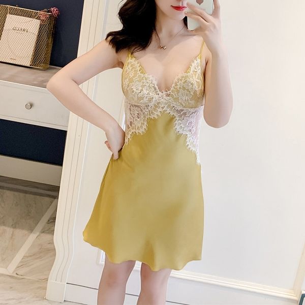 women's sleepwear nightwear lace nightgown summer women suspender night thin satin backless hollow out lady home ing 20oa, Black;red
women's sleepwear nightwear lace nightgown summer women suspender night thin satin backless hollow out lady home ing 20oa, Black;red