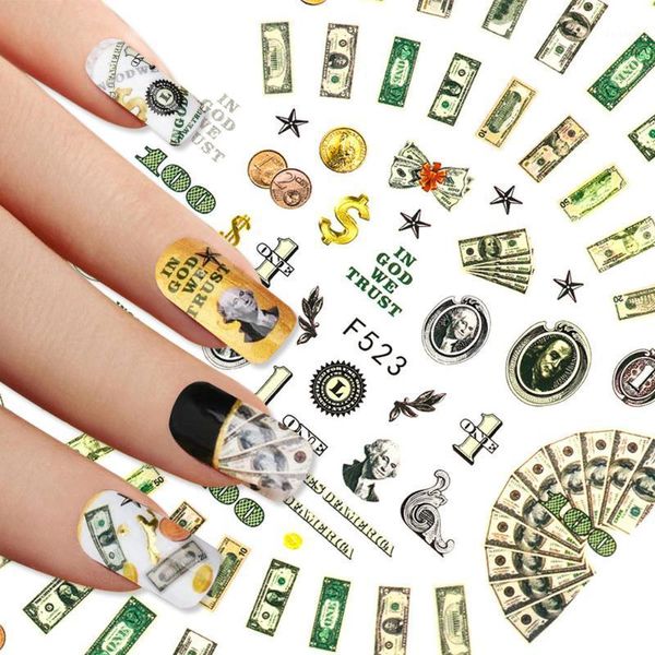 1pcs 3d design nails art sticker money dollar wealthy rich style nail stickers wraps foil manicure tips f5231, Black
1pcs 3d design nails art sticker money dollar wealthy rich style nail stickers wraps foil manicure tips f5231, Black