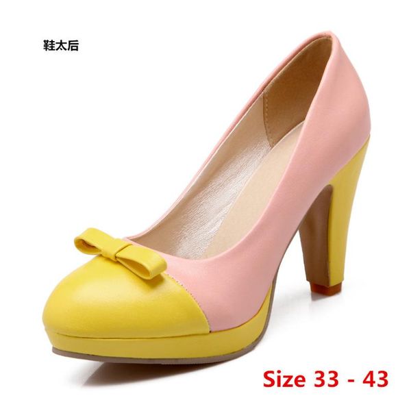 dress shoes stiletto party wedding high heels women's heel platform pumps woman small big size 33 - 43, Black
dress shoes stiletto party wedding high heels women's heel platform pumps woman small big size 33 - 43, Black