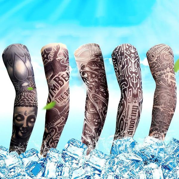 elbow & knee pads 1/2pcs arm sleeves uv protection outdoor golf sports hiking riding tattoo sleeve full warmer equipment, Black;gray
elbow & knee pads 1/2pcs arm sleeves uv protection outdoor golf sports hiking riding tattoo sleeve full warmer equipment, Black;gray