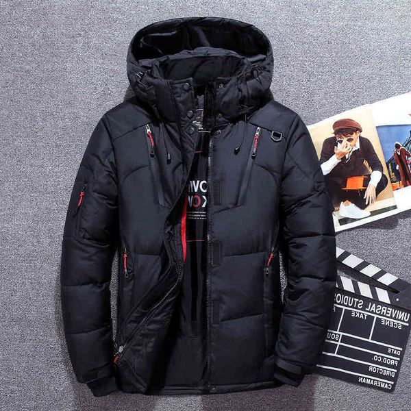 white -20 degree winter men's duck down jacket warm hooded thick puffer parkas coat male casual thermal parka men m-4xl, Black
white -20 degree winter men's duck down jacket warm hooded thick puffer parkas coat male casual thermal parka men m-4xl, Black