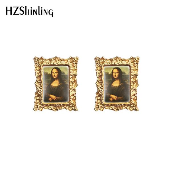 vintage oil painting stud earring mona lisa last supper square earrings retro art printed glass dome jewelry, Golden;silver
vintage oil painting stud earring mona lisa last supper square earrings retro art printed glass dome jewelry, Golden;silver