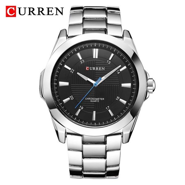 wristwatches mens watches curren 2021 men's full steel watch men quartz analog clock waterproof sports military wristwatch, Slivery;brown
wristwatches mens watches curren 2021 men's full steel watch men quartz analog clock waterproof sports military wristwatch, Slivery;brown