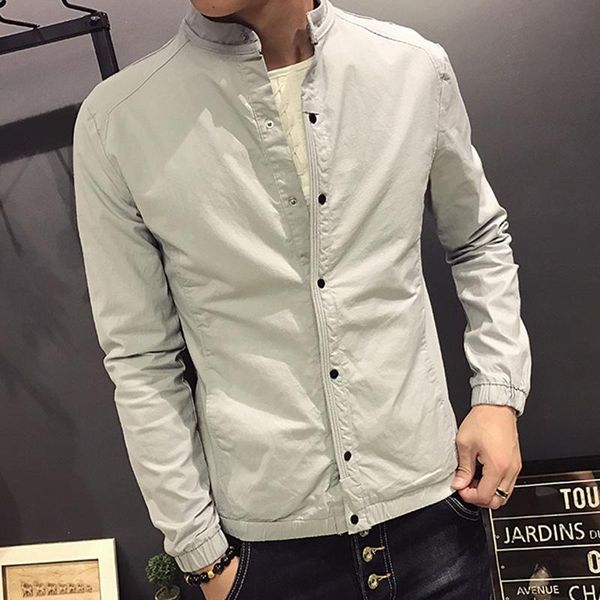 men's jackets men 2021 spring autumn fashion stand collar thin male solid color bomber coats plus size casual overcoats o30, Black;brown
men's jackets men 2021 spring autumn fashion stand collar thin male solid color bomber coats plus size casual overcoats o30, Black;brown