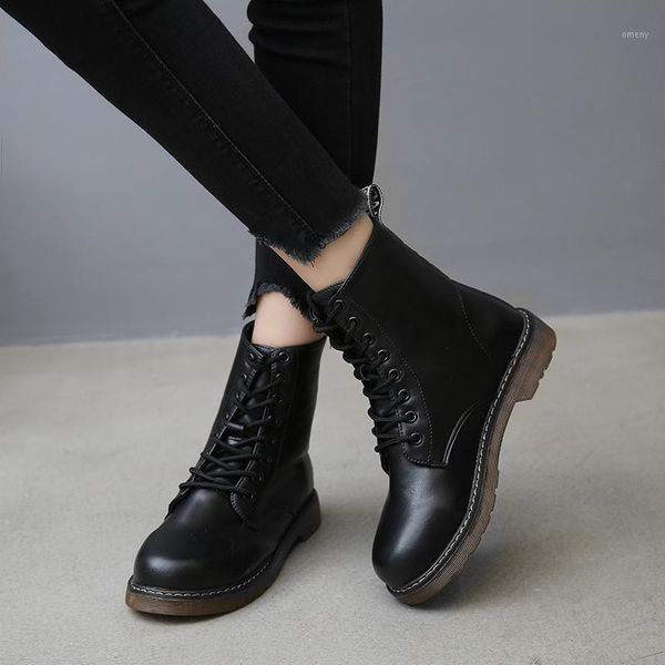 boots 2021 size 35-40 flat platform women shoes autumn winter fur warm round toe lace-up leather ladies1, Black
boots 2021 size 35-40 flat platform women shoes autumn winter fur warm round toe lace-up leather ladies1, Black