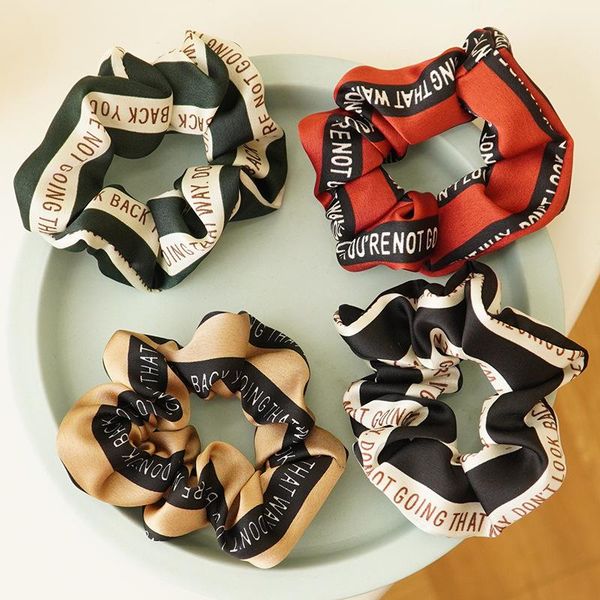 elegant women's hair scrunchies girl's simple letter tie ponytail holder rope elastic large intestine circle head accessories
elegant women's hair scrunchies girl's simple letter tie ponytail holder rope elastic large intestine circle head accessories