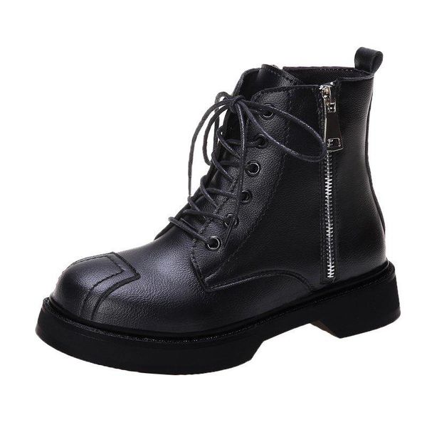 boots 2021 fashion winter ankle ladies lace-up side zipper round toe boot female casual chunky heels pu flock short shoes, Black
boots 2021 fashion winter ankle ladies lace-up side zipper round toe boot female casual chunky heels pu flock short shoes, Black
